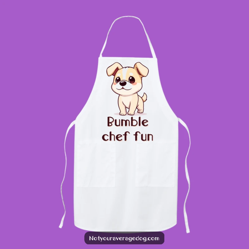 Funny Floppy Ear Dog Apron: Cook Up Smiles in the Kitchen