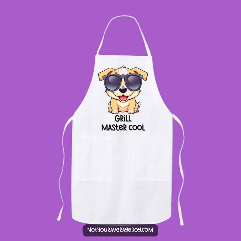 Funny Goofy Dog Sunglasses Apron - Cook with Cool Comedy!