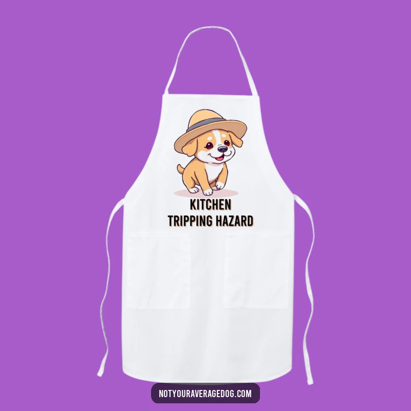 Funny Clumsy Dog Hat Apron: Cook with a Smile!