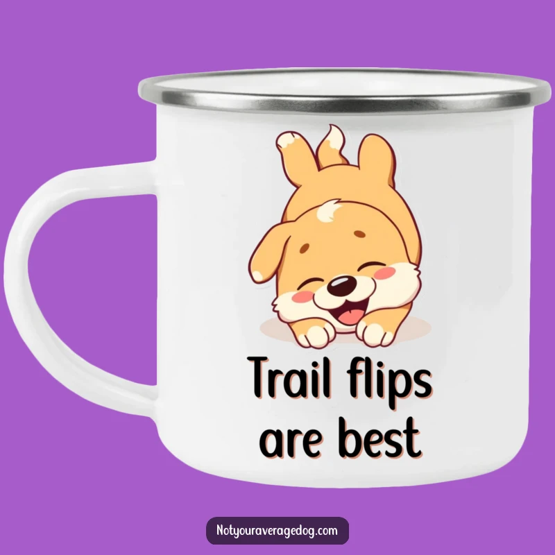 Happy Dog Tumble Camping Mug: Funny Outdoor Gear, a Gift of Adventure