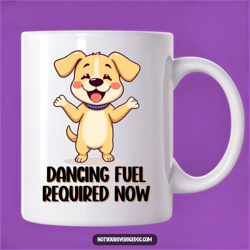 Funny Dog Dancing Mug: Hilarious Floppy Ears Moves Gift for Dog Lovers