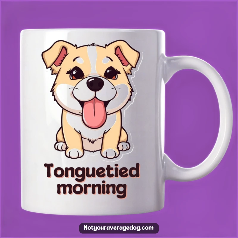 Funny Dog Goofy Mug: Sideways Tongue, Crossed Eyes, Perfect Silly Gift for Dog Lovers