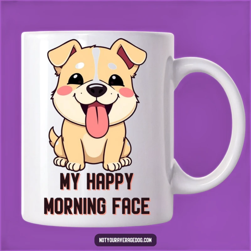 Funny Dog Tongue Out Mug: Hilarious Expressive Canine Gift for Jokers