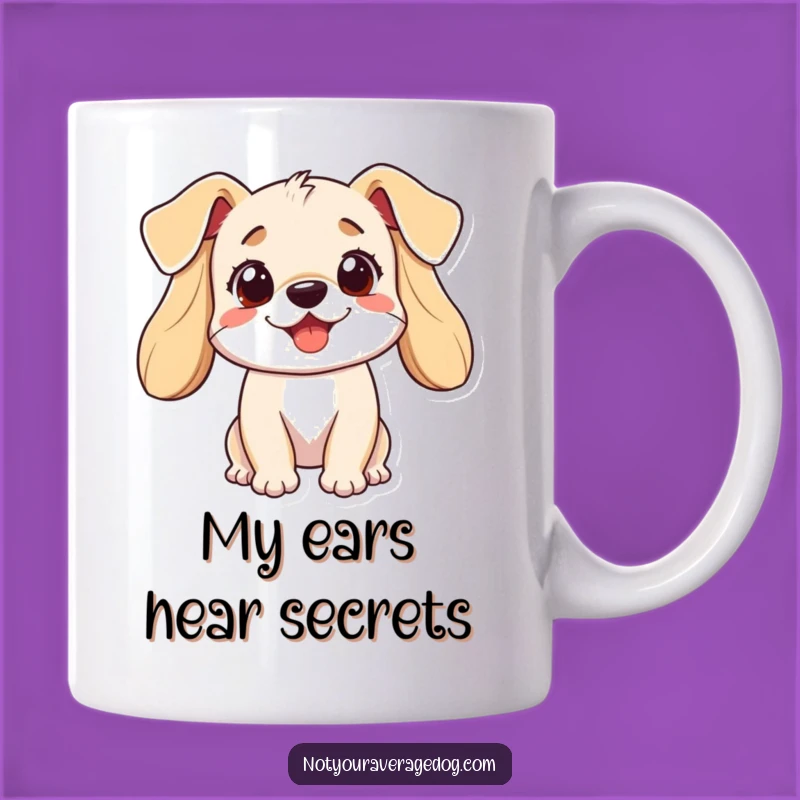 Funny Dog Ears Mug: A Playful Canine Companion's Hilarious Gift