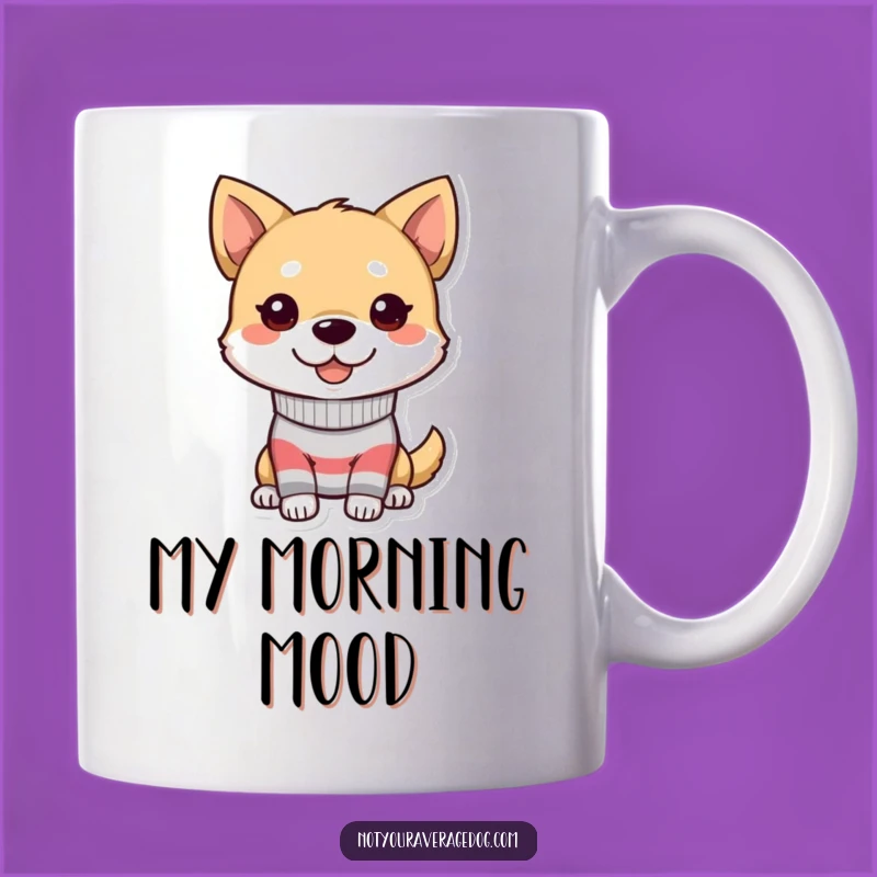 Funny Dog Sock Mug - Mismatched Grin Design, Perfect Quirky Gift