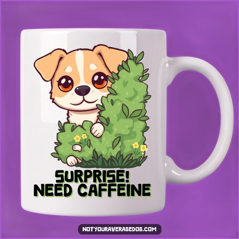 Funny Googly Eyes Dog Mug - Hilarious Peeking Pup Coffee Cup, Perfect Funny Gift!