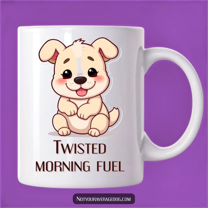 Funny Pretzel Dog Mug: Hilarious Canine Contortions for Dog Lovers