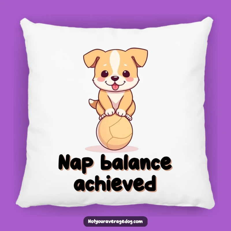 Cozy Funny Dog Balance Pillow: Adorable Comfort for Pet Lovers Gift