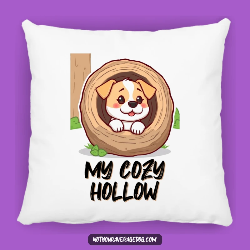 Funny Dog Log Head Pillow - Comfy & Hilarious Confused Decor Gift