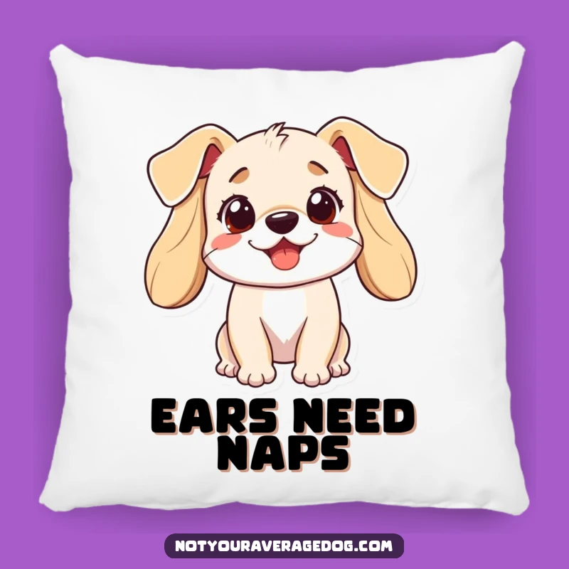 Funny Dog Pillow: Cuddle Up with a Hilarious Pup and Wobbly Ears