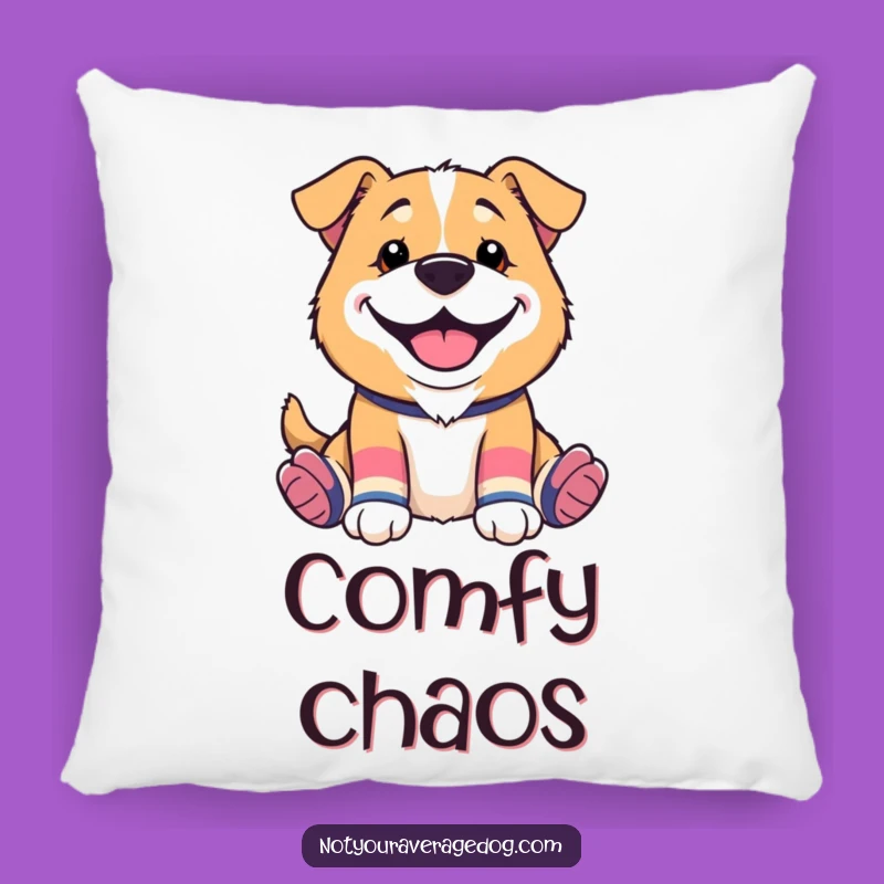 Funny Mismatched Socks Dog Pillow: Cozy Accent Piece
