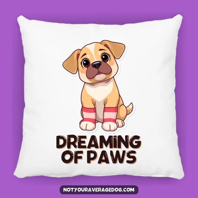 Funny Puppy Sock Pillow: Cozy Bewilderment, Mismatched Comfort, Ideal Funny Gift