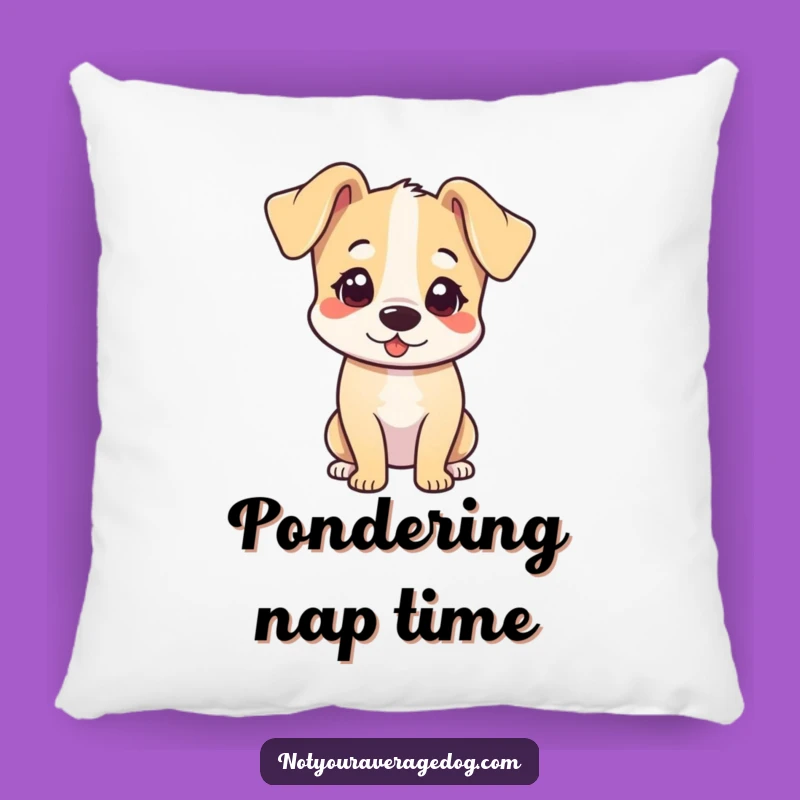 Funny Head Tilt Dog Pillow: Comfy & Adorable Accent