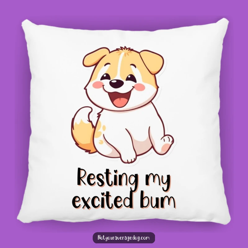 Funny Dog Butt Wiggle Pillow - Comfy & Hilarious Canine Joy Decor Gift