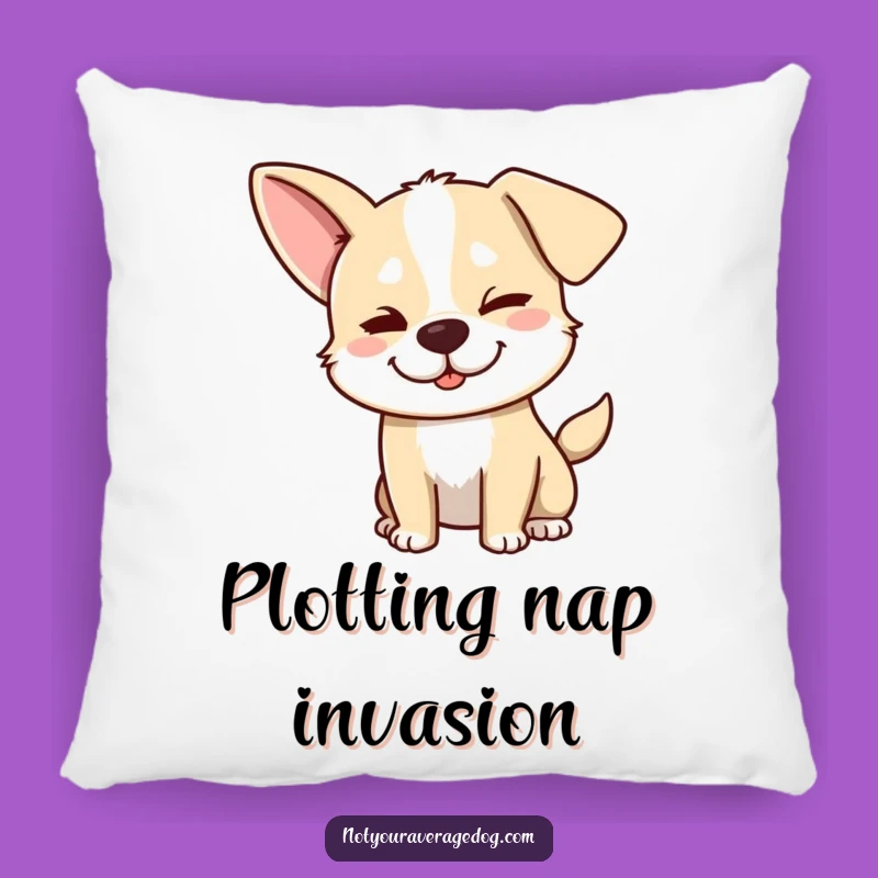 Silly Dog Wink Pillow: Funny Decor, a Soft Touch of Mischief