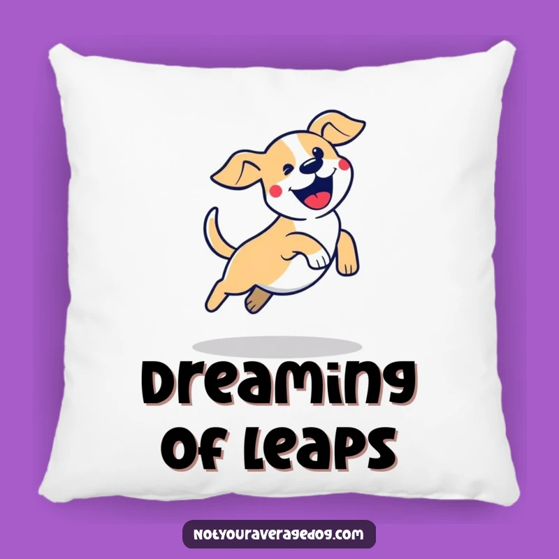 Soft Funny Dog Jump Pillow: Cuddle Up with Canine Energy