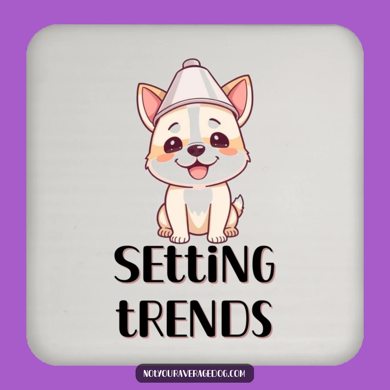 Funny Lampshade Dog Coasters: Protect Surfaces with Humor