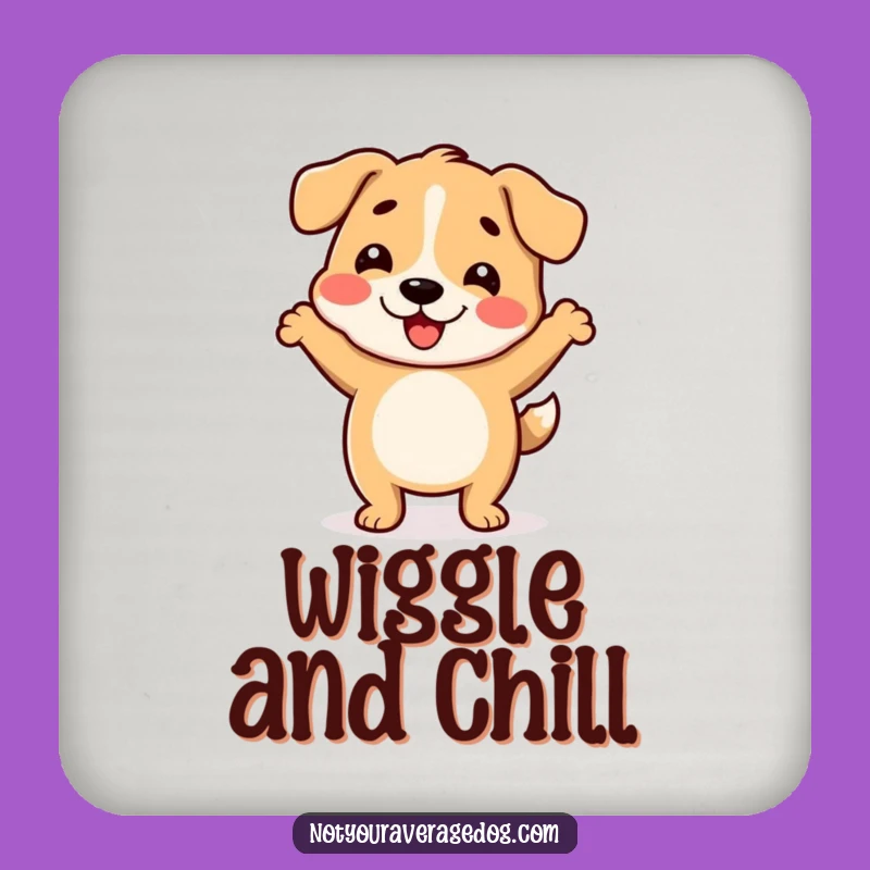 Funny Wiggle Dog Coaster: Hilarious Protection for Party Tables