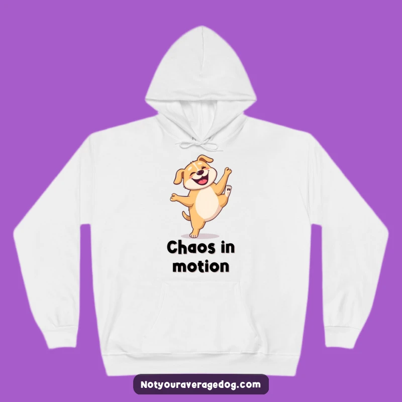 Funny Dog Cartwheel Hoodie: Cozy & Hilarious Goofy Canine Apparel