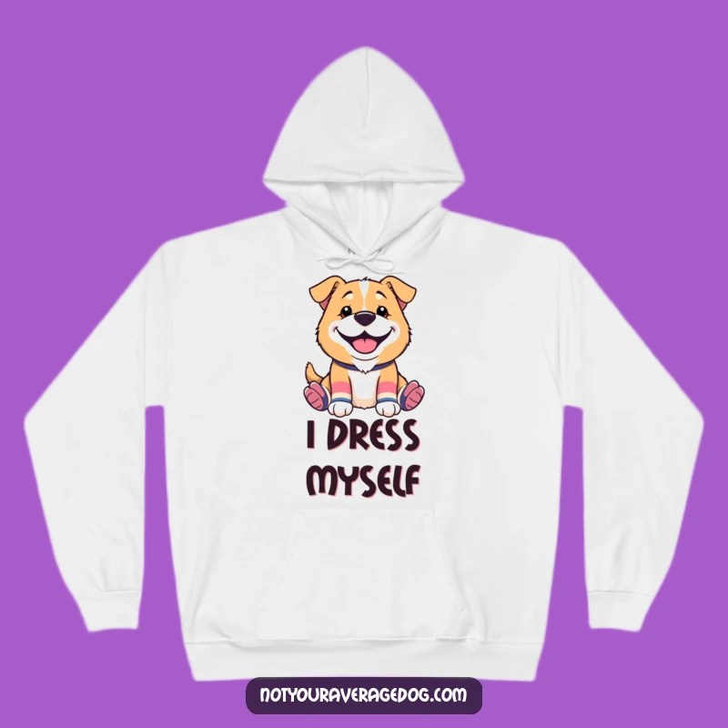 Funny Mismatched Socks Dog Hoodie: Cozy Comfort and Comedy