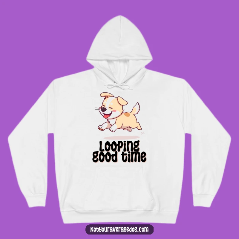 Funny Dog Tail Chasing Hoodie: Cozy & Comical Canine Energy