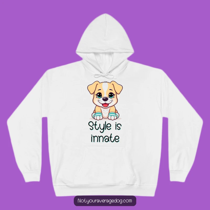 Funny Dog Mismatched Socks Hoodie - Cozy Goofy Grin Dog Gift