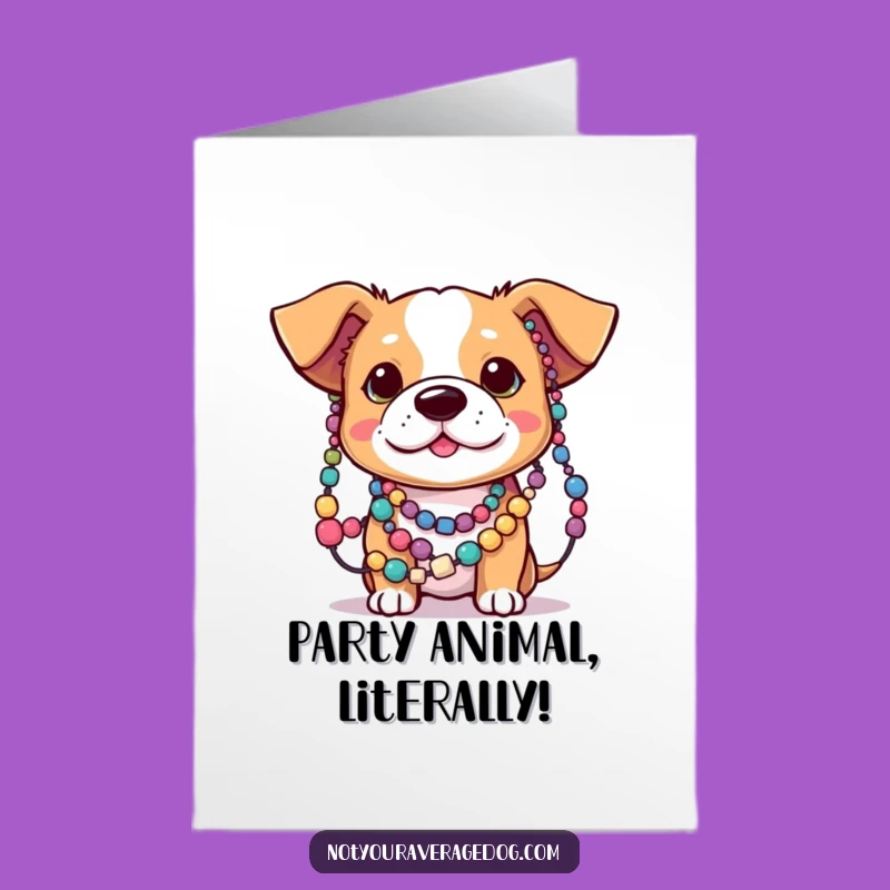 Free Printable Birthday Card: Tangled Dog Surprise, Funny Downloadable Gift for Best Buds