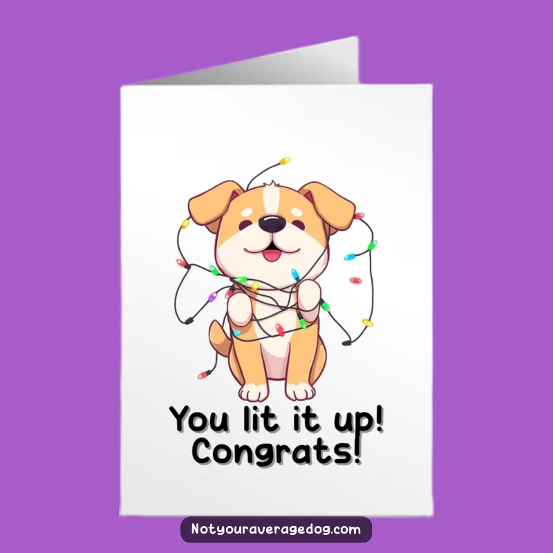 Free Printable Dog Congrats Card: Hilarious Downloadable Gift for Pet Parents!