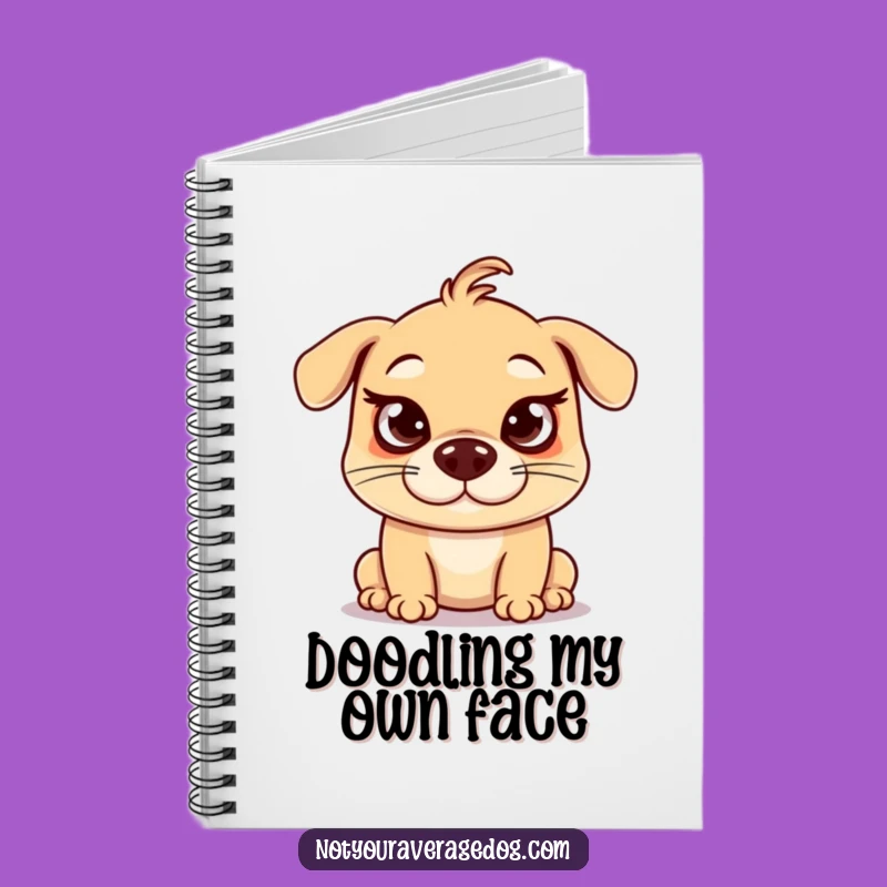 Funny Crossed Eyes Dog Notebook: Jot Down Ideas with a Smile, Gift