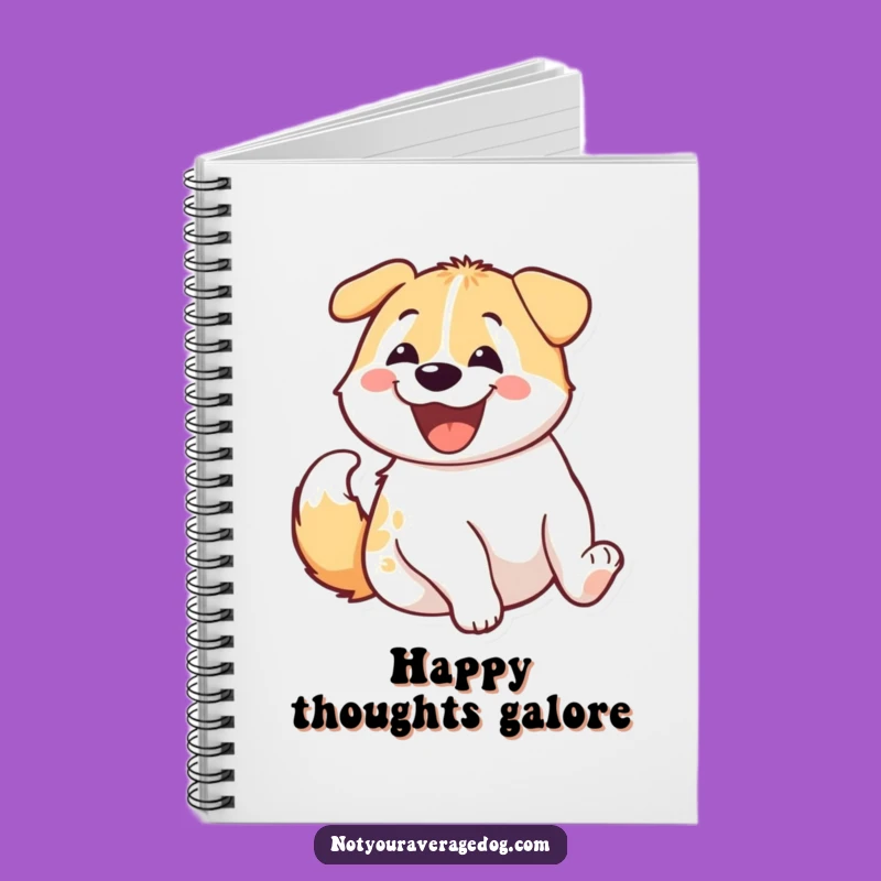 Funny Dog Butt Wiggle Notebook - Hilarious Canine Journal Gift for Joyful Notes