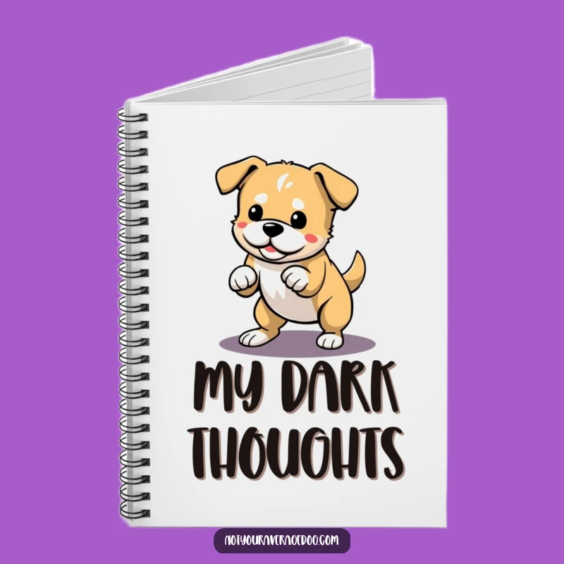 Funny Dog Shadow Pounce Notebook: Jot Down Your Energetic Ideas