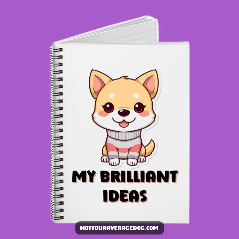 Funny Dog Sock Notebook - Mismatched Grin Journal, Witty Stationery Gift