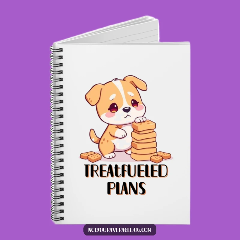 Funny Dog Treat Balance Notebook: Jot Down Ideas with a Grin