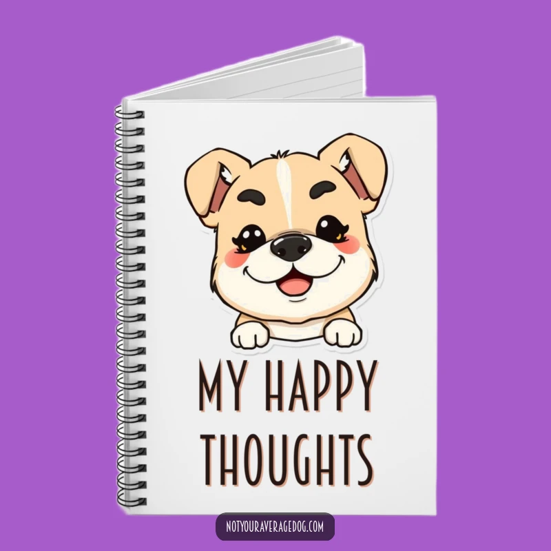 Funny Eyebrow Dog Notebook: Jot Down Ideas with Expressive Charm Gift