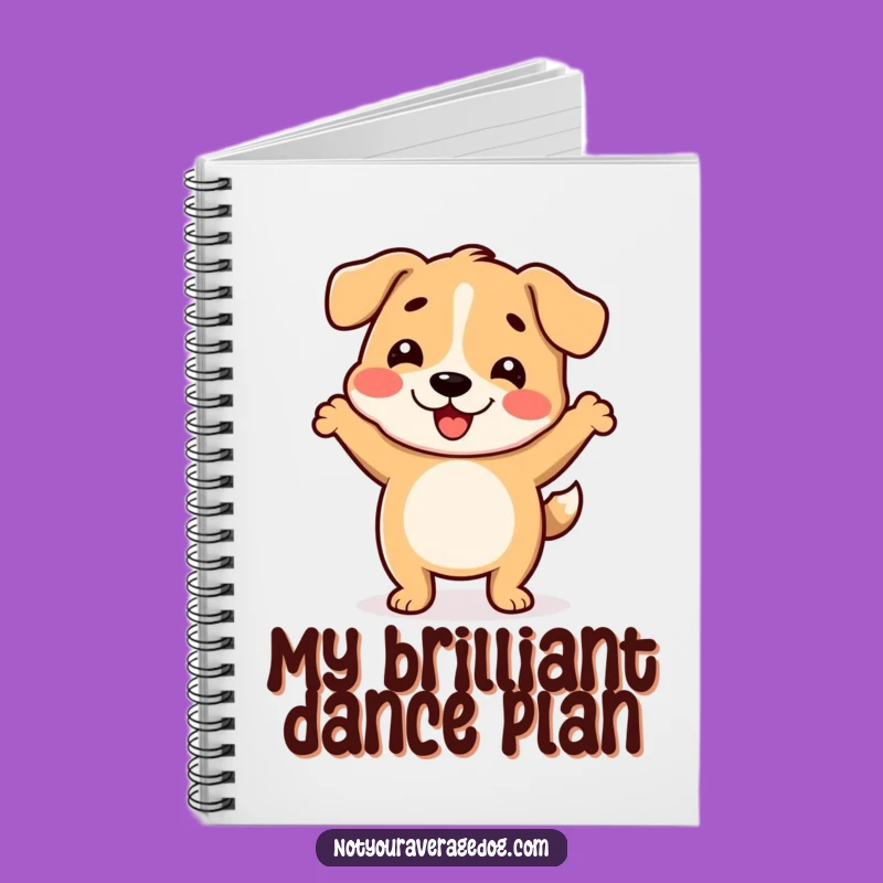 Funny Wiggle Dog Notebook: Hilarious Journal for Dance Lovers
