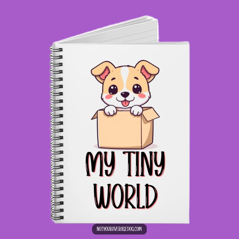 Funny Dog Small Box Notebook - Jot Down Ideas with Giggles