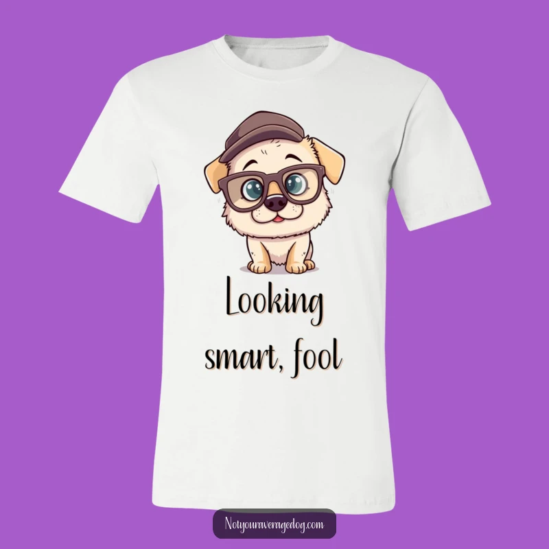 Funny Dog Glasses T-Shirt: Hilarious Canine Comedy Tee!