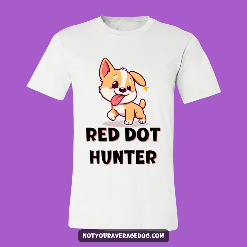 Funny Dog Laser Dot T-Shirt: Wear Your Inner Zoomies