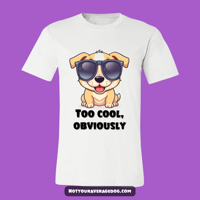 Funny Goofy Dog Sunglasses T-Shirt - Cool Pup Apparel
