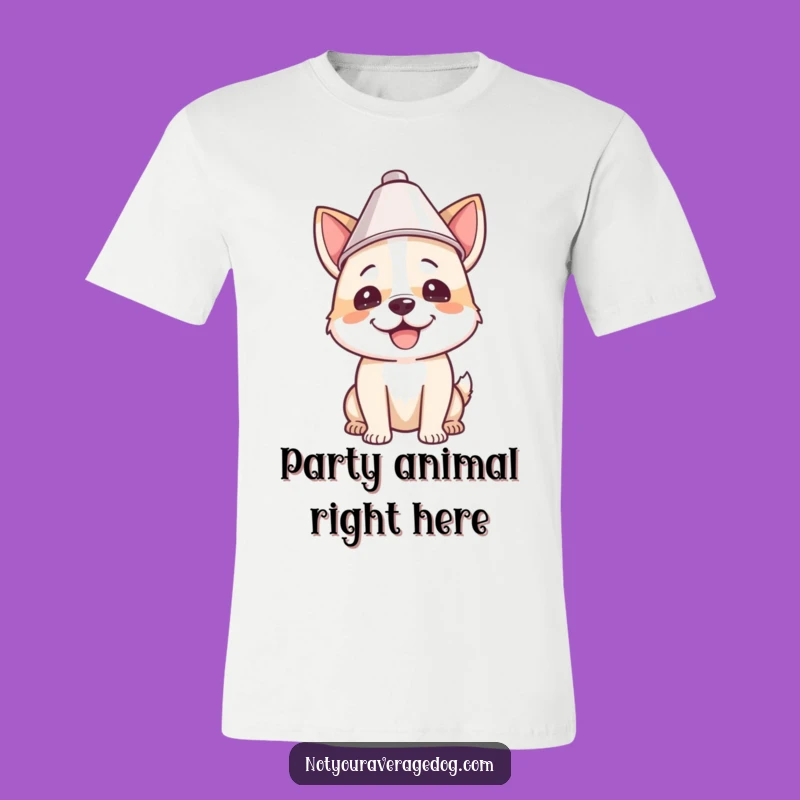 Funny Lampshade Dog T-Shirt: Wearable Comedy for Dog Lovers