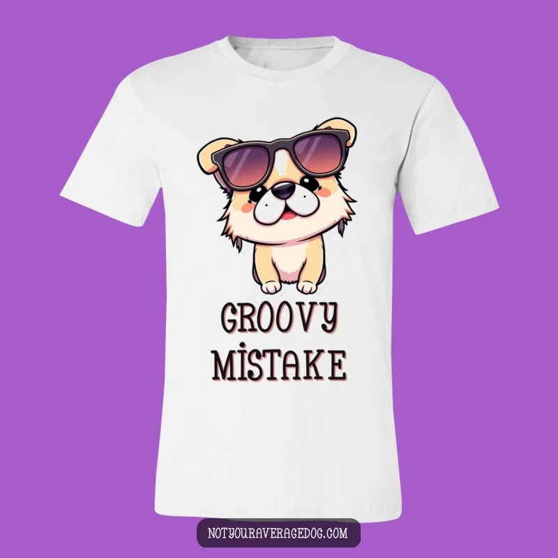 Funny Dog Sunglasses Mishap T-Shirt: Hilarious Pup Style Tee Gift
