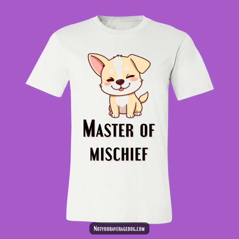 Silly Dog Wink T-Shirt: Funny Dog Tee, a Playful and Cheeky Look