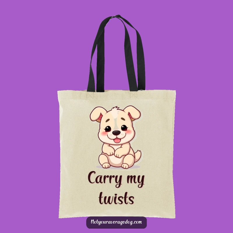 Funny Pretzel Dog Tote Bag: Carry Your Laughs Everywhere You Go