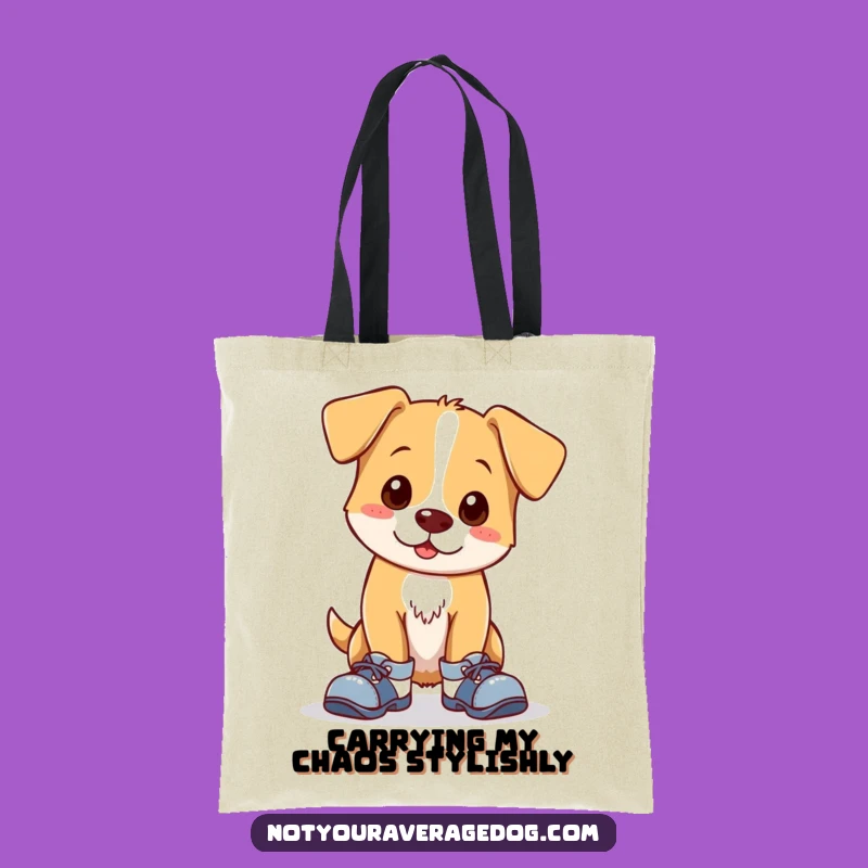 Funny Clumsy Dog Tote Bag: Carry Your Essentials with Hilarious Style