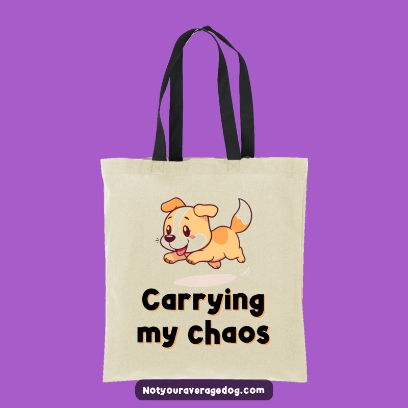 Funny Dog Tail Spin Tote Bag: Carry Your Essentials And Your Giggles Funny Gift