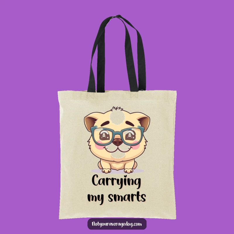 Hilarious Dog Glasses Tote Bag: Carry Your Essentials with Goofy Style