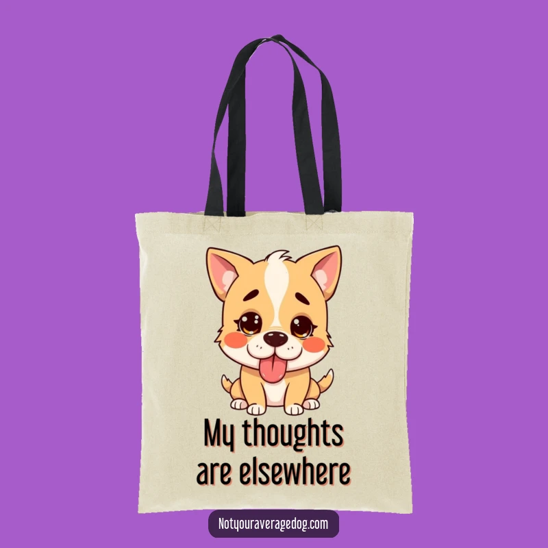 Funny Confused Dog Tote Bag: Carry Your Laughs, Perfect Gift