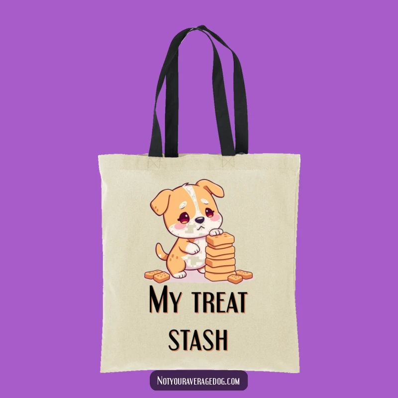 Funny Confused Dog Treat Tote Bag: Carry Your Humor and Essentials