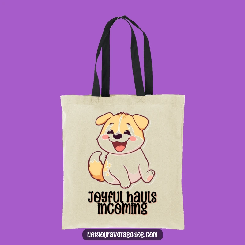 Funny Dog Butt Wiggle Tote Bag - Hilarious Happy Accessory Gift