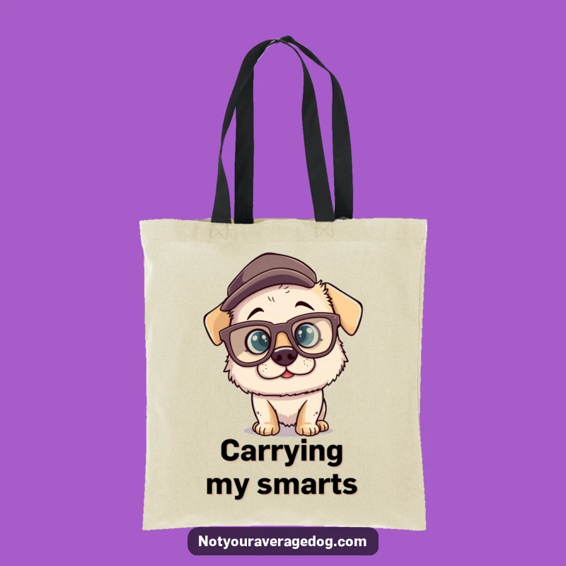 Funny Dog Glasses Tote Bag: Stylish and Hilarious Pet Accessory!